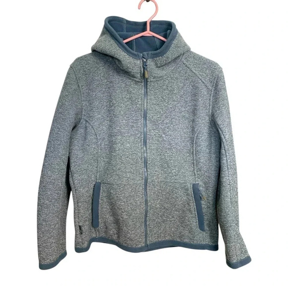 Wind River medium weight fleece hoodie  with easy grabs zippers, two pockets, - Picture 1 of 7